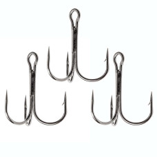 Трійник Fladen Maxximus black nickel treble hooks #2/0 3pcs