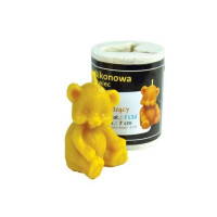 Форма силіконова для свічок - Ведмедик сидячий (7см)