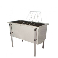 Стіл для розпечатування Дадан 1000 мм підсилений, H18 (без крану) з коліном