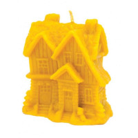 Форма силіконова для свічок - Зимовий будиночок з ялинками