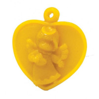 Форма силіконова для свічок - Ангел зі серцем