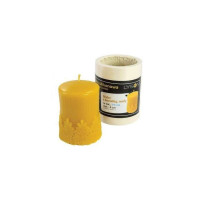 Форма силіконова для свічок - Циліндр з мереживом, великий