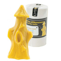 Форма силіконова для свічок - Вулик пеньок малий