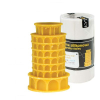 Форма силіконова для свічок - Пізанська вежа мала