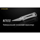 Ніж титановий Nitecore NTK10 з висувним лезом (115х29х7мм)