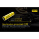 Акумулятор літієвий Li-Ion 21700i Nitecore NL2150HPR 3.6V (5000mAh, USB Type-C), захищений