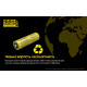 Акумулятор літієвий Li-Ion 21700 Nitecore NL2140HP 3,6В (4000 mAh), захищений