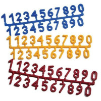 Номерки на вулики пластикові 1 уп.