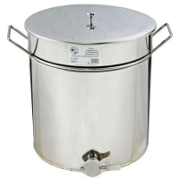 Відстійник нержав. 50 л з клапаном нержав. 5/4" (Ø 400, H 440) з захватами