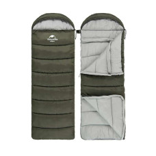 Спальник з капюшоном Naturehike U350 NH20MSD07, Hollow cotton, зелений