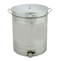 Відстійник нержав. 200 л з клапаном нержав. 2" (Ø 500, H 730) з захватами