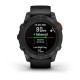Смарт-годинник Garmin Fenix 7 Pro (без Wi-Fi) - Solar Edition - сланцево-сірий з чорним ремінцем