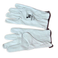 Рукавиці шкіряні жовті ПЛЮС