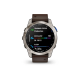 Смарт-годинник Garmin D2 Mach 1 з коричневим шкіряним ремінцем