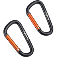 Munkees 3206 карабіни D 6 mm x 60 mm 2-Pack black