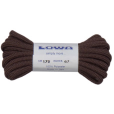 LOWA шнурки Zephyr 170 cm dark brown