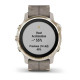 Смарт-годинник Garmin Fenix 6S Sapphire золотавий з сірим шкіряним ремінцем