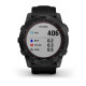 Смарт-годинник Garmin Fenix 7X Sapphire Solar чорний титановий DLC з чорним ремінцем