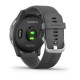 Смарт-годинник Garmin Vivoactive 4 сріблястий з сірим корпусом та ремінцем