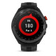 Смарт-годинник Garmin Approach S70 (47 мм) з чорним керамічним безелем та чорним ремінцем