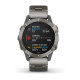 Смарт-годинник Garmin Fenix 6 Sapphire Titanium з титановим ремінцем