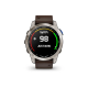 Смарт-годинник Garmin D2 Mach 1 з коричневим шкіряним ремінцем
