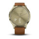 Смарт-годинник Garmin Vivomove HR Premium Gold Tone Light Brown Small/Medium