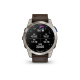 Смарт-годинник Garmin D2 Mach 1 з коричневим шкіряним ремінцем