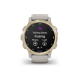 Смарт-годинник Garmin Descent Mk2S Light Gold зі світло-пісочним силіконовим ремінцем