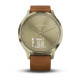 Смарт-годинник Garmin Vivomove HR Premium Gold Tone Light Brown Small/Medium