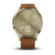 Смарт-годинник Garmin Vivomove HR Premium Gold Tone Light Brown Small/Medium