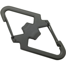 Munkees 3202 карабін SS Carabiner with Bottle Opener grey