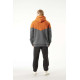 Picture Organic толстовка Basement Plush Hoody red clay-dark grey M