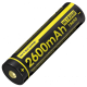 Акумулятор літієвий Li-Ion 18650 Nitecore NL1826R (2600mAh, USB-C), захищений