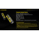 2в1 Аккумулятор 18650 + Power Bank Nitecore NL1826RX (2600mAh)