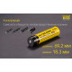 Акумулятор літієвий Li-Ion 18650 Nitecore NL1826 3.7V (2600mAh), захищений