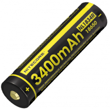 Акумулятор літієвий Li-Ion 18650 Nitecore NL1834R (3400mAh, USB-C), захищений