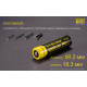 Акумулятор літієвий Li-Ion 18650 Nitecore NL1823 3.7V (2300mAh), захищений