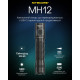 Ліхтар Nitecore MH12 Pro (NiteLab UHi 40 LED, 3300 люмен, 8 режимів, 1х21700, USB Type-C), комплект