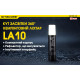 Ліхтар кемпінговий Nitecore LA10 (Cree XP-G2 S3, 135 люмен, 4 режими, 1хAA), чорний