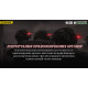 Ліхтар налобний сигнальний Nitecore NU06 MI (IR+RED+GREEN+BLUE LED, 9 реж., USB-C)