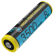 Акумулятор літієвий Li-Ion 18650 Nitecore NL1835LTHP 3.6V (8А, 3500mAh, -40°C), захищений