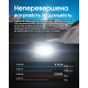 Ліхтар налобний Nitecore HC65 UHE (8 x NiteLab UHE LED, 2000 люмен, 11 режимів, 18650, USB Type-C), чорний