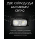 Ліхтар налобний Nitecore NU25 UL NEW2 (400 люмен, 12 режимів, USB-C), чорний