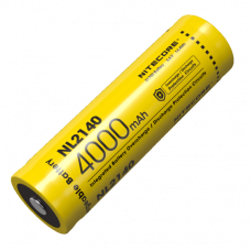 Акумулятор літієвий Li-Ion 21700 Nitecore NL2140 3.6V (4000mAh), захищений