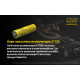 Акумулятор літієвий Li-Ion 21700 Nitecore NL2140 3.6V (4000mAh), захищений