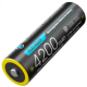 Акумулятор літієвий Li-Ion 21700 Nitecore NL2142LTP 3.6V, 8А (4200mAh), захищений