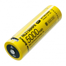 Акумулятор літієвий Li-Ion 21700i Nitecore NL2150HPR 3.6V (5000mAh, USB Type-C), захищений