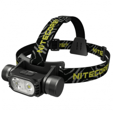 Ліхтар налобний фокусуємий Nitecore HC68 (Luminus LED + RED LED, 2000 люмен, 16 режимів, 1x18650, USB-C)