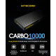 Зовнішній зарядний пристрій Power Bank Nitecore CARBO 10000 (20W, QC 3.0, 10000mAh)